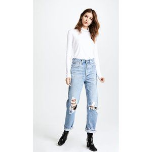 Agolde High Rise Women Jeans - Light Blue